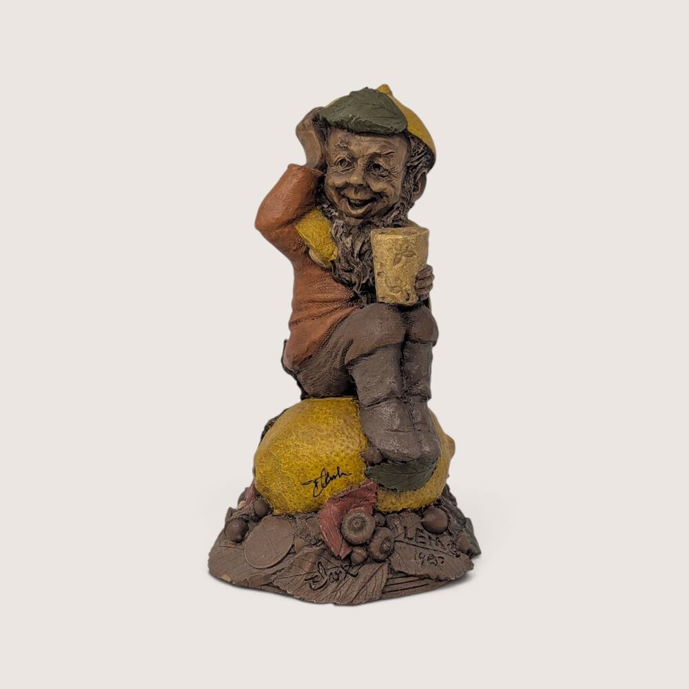 Vintage Tom Clark Gnome Lem Figurine Signed Cairn Studio 1987 Resin